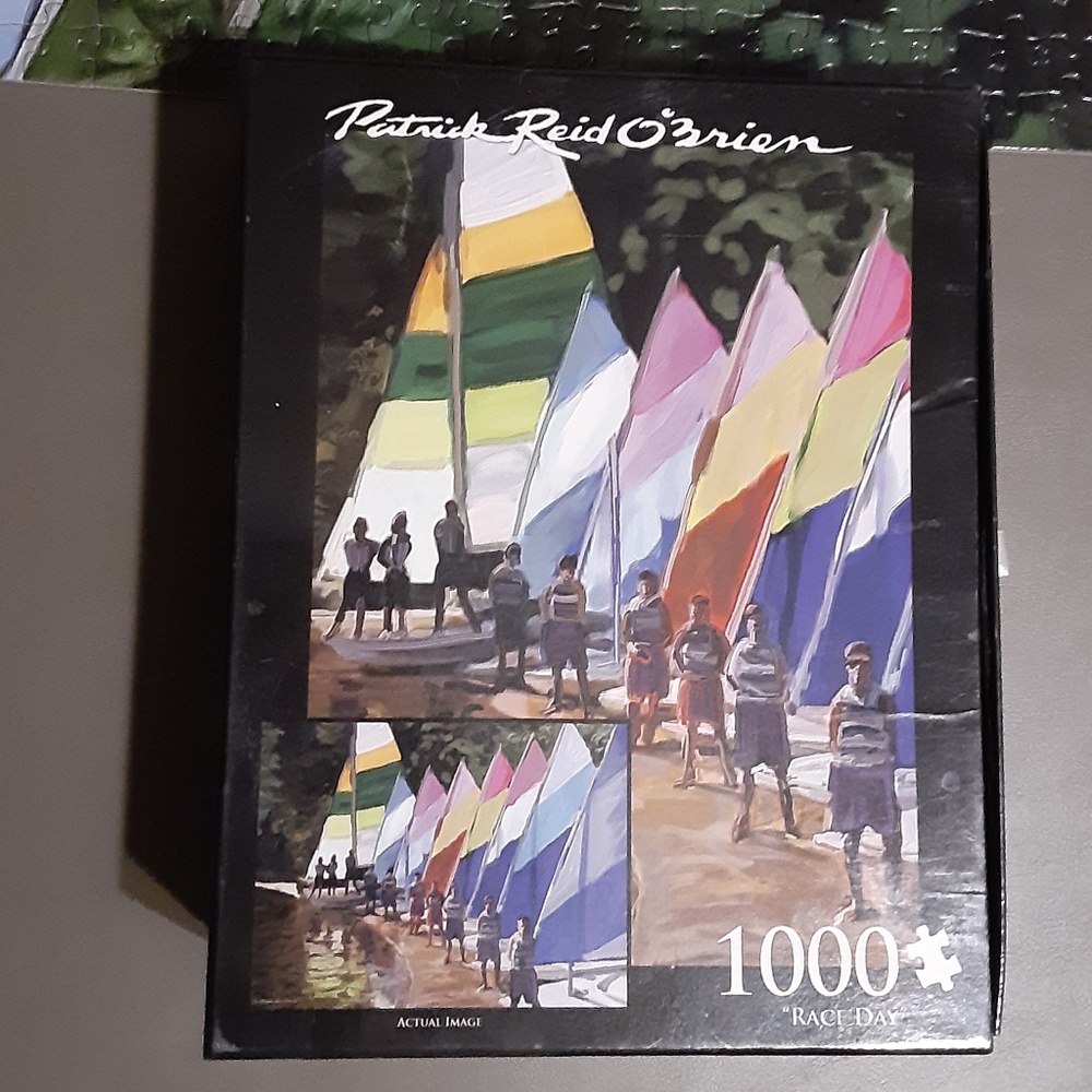 "Race Day" Jigsaw Puzzle by, Patrick Reid O'Brien